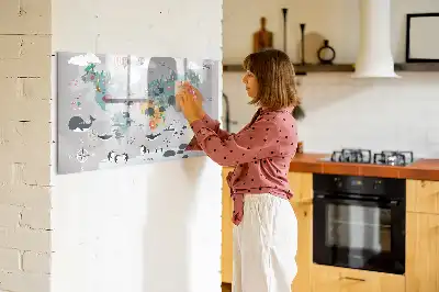 Magnetisk tegnetavle tavle til at tegne på