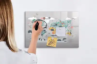 Magnetisk tegnetavle tavle til at tegne på