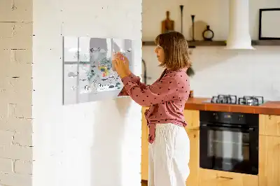 Magnetisk tegnetavle tavle til at tegne på