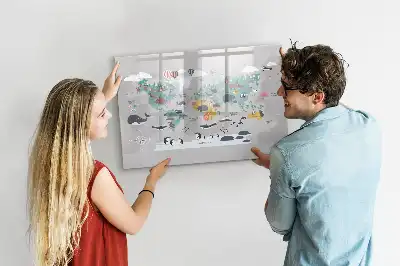 Magnetisk tegnetavle tavle til at tegne på