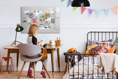 Magnetisk tegnetavle tavle til at tegne på