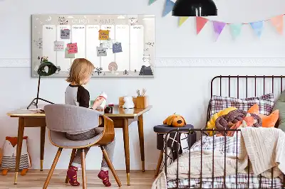 Magnetisk tegnetavle ugeplanner med dyr