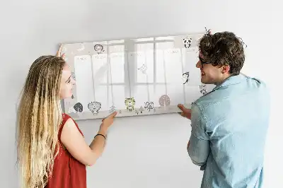 Ugeskema magnetisk skrivetavle
