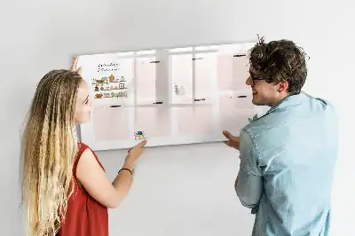Ugeplanner med magnetisk overflade til tegning