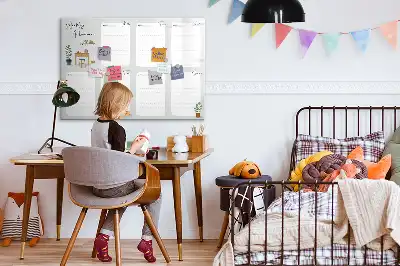 Magnetisk ugeplanlægger skrivetavle