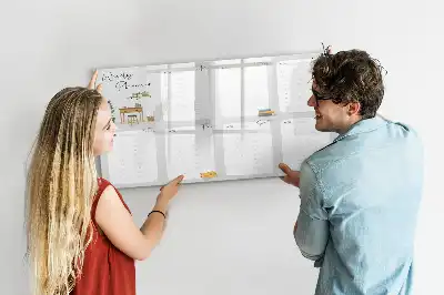 Magnetisk ugeplanlægger skrivetavle