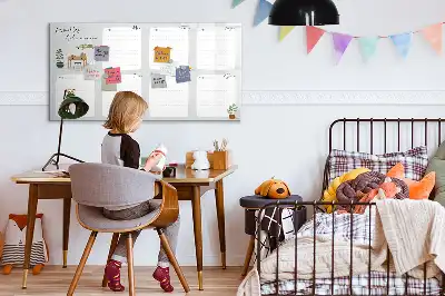 Magnetisk ugeplanlægger skrivetavle