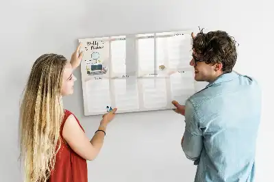 Ugeplanlægger magnetisk tavle til tegning
