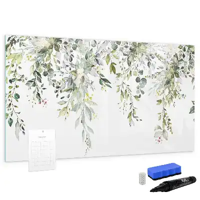 Magnetisk tegnetavle motiv med blomstrende natur