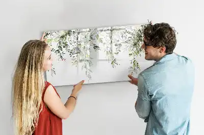Magnetisk tegnetavle motiv med blomstrende natur