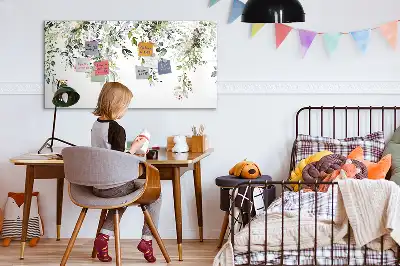 Magnetisk tegnetavle motiv med blomstrende natur