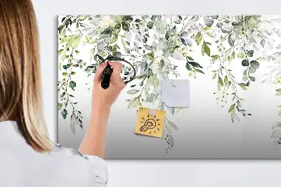 Magnetisk tegnetavle motiv med blomstrende natur