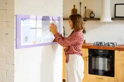 Magnetisk tegnetavle lyserød årsplanlægger