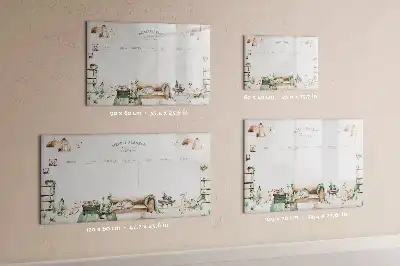 Magnetisk tegnetavle sød planlægger