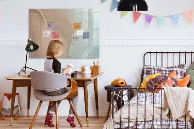Magnetisk skrivetavle med bølgeabstraktion