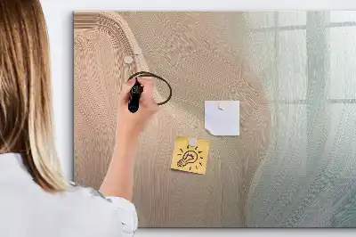 Magnetisk skrivetavle med bølgeabstraktion