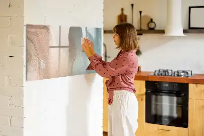 Magnetisk skrivetavle med bølgeabstraktion