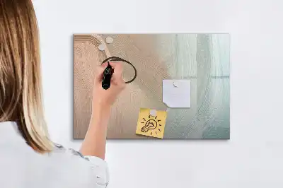 Magnetisk skrivetavle med bølgeabstraktion
