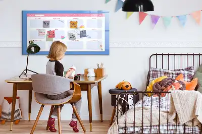 Magnetisk månedsplanner tavle til tegning