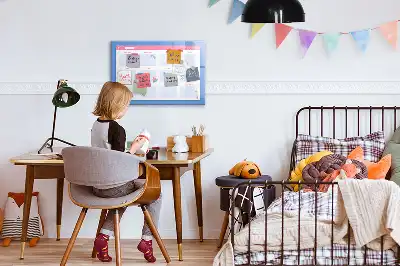 Magnetisk månedsplanner tavle til tegning