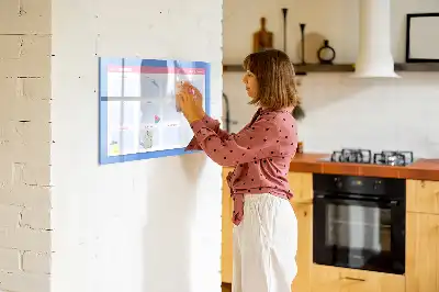 Magnetisk månedsplanner tavle til tegning