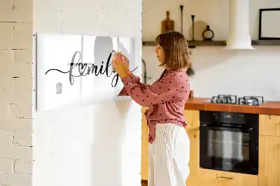 Magnetisk skrivetavle til familien