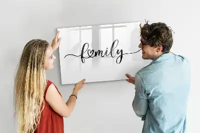 Magnetisk skrivetavle til familien