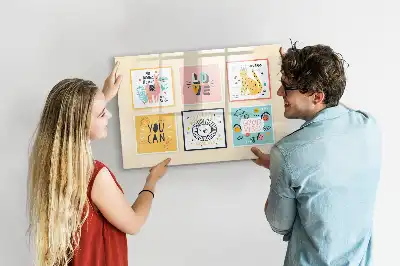 Magnetisk tegnetavle med motiverende citat