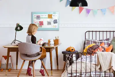 Magnetisk tegnetavle til madplanlægning