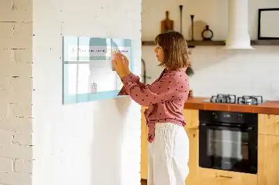 Magnetisk tegnetavle til madplanlægning