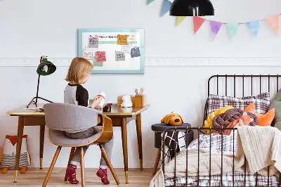 Magnetisk kostplanlægger skrivetavle