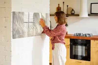 Magnetisk skrivetavle med motivet Skygge i sandet