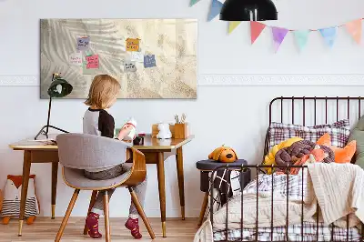 Magnetisk skrivetavle med motivet Skygge i sandet