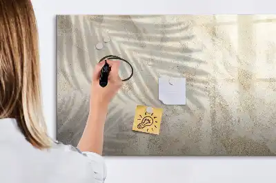 Magnetisk skrivetavle med motivet Skygge i sandet