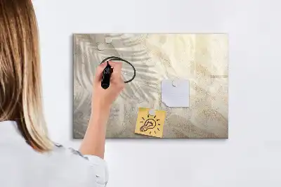 Magnetisk skrivetavle med motivet Skygge i sandet