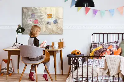 Magnetisk skrivetavle med motivet Skygge i sandet