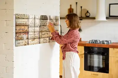 Magnetisk skrivetavle udført som vinkork