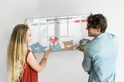 Magnetisk tegnetavle ugeskema