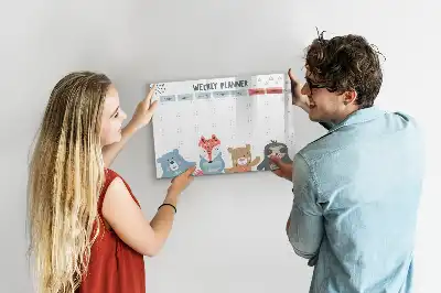 Magnetisk tegnetavle ugeskema