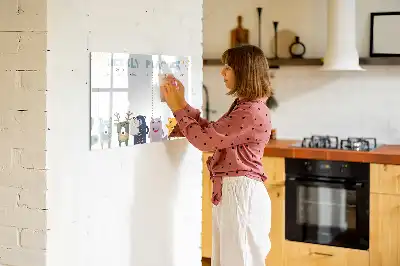 Magnetisk ugeplan til børn skrivetavle