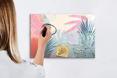 Tavle til at tegne magnetisk Pastelblade