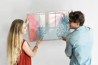 Tavle til at tegne magnetisk Pastelblade