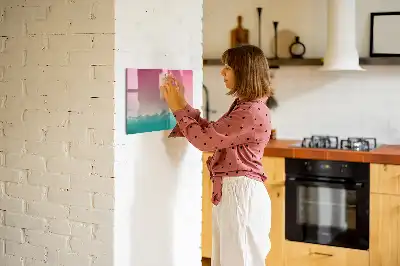 Magnetisk tegnetavle med gradienthimmel
