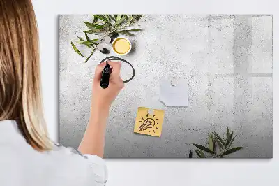 Magnetisk skrivetavle i minimalistisk olivengrøn