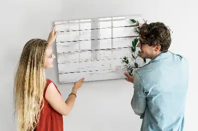 Magnetisk skrivetavle i træ