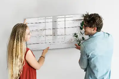Magnetisk skrivetavle i træ