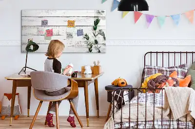 Magnetisk skrivetavle i træ