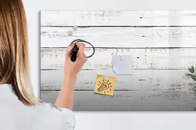 Magnetisk skrivetavle i træ