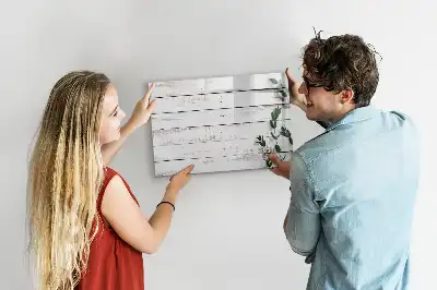 Magnetisk skrivetavle i træ