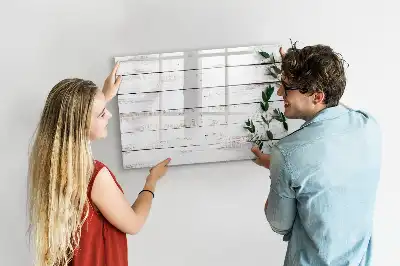 Magnetisk skrivetavle i træ